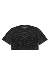 BOXER MESH SHIRT IN BLACK
