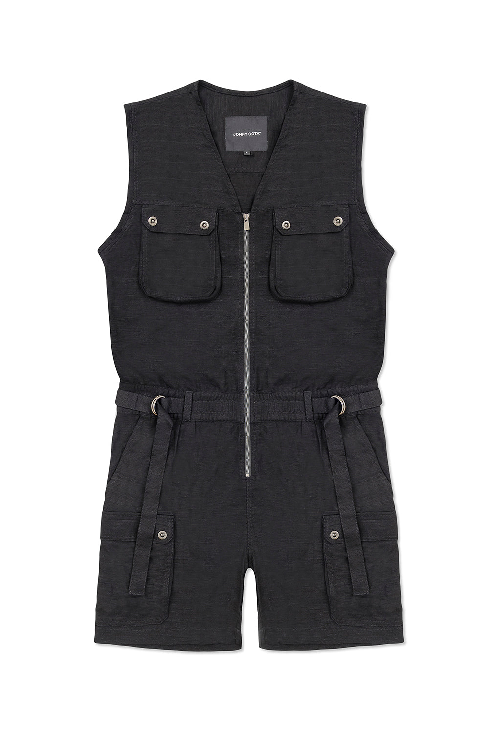 【PORTA】CARGO JUMP SUIT / 追跡付 Zipped and Trendy Cargo Jumpsuit | Windsor