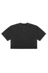 TERRY BOXY T-SHIRT IN BLACK