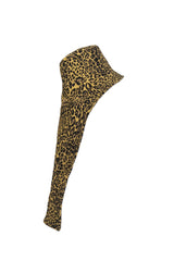 VEILED BUCKET HAT IN LEOPARD