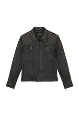 SERGEANT JACKET IN BLACK