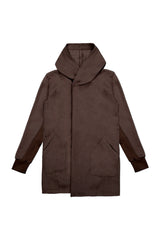 MONK HOODIE IN BROWN