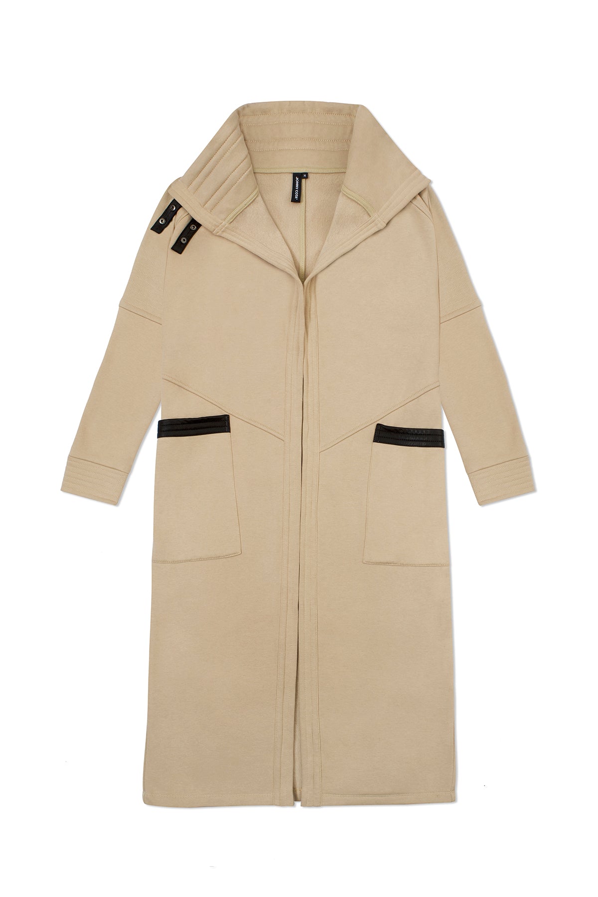 DUSTER COAT IN TAN FLEECE – JONNY COTA