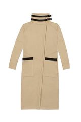 DUSTER COAT IN TAN FLEECE