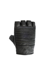 PLEATED GLOVES IN BLACK