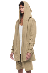 MONK HOODIE IN TAN