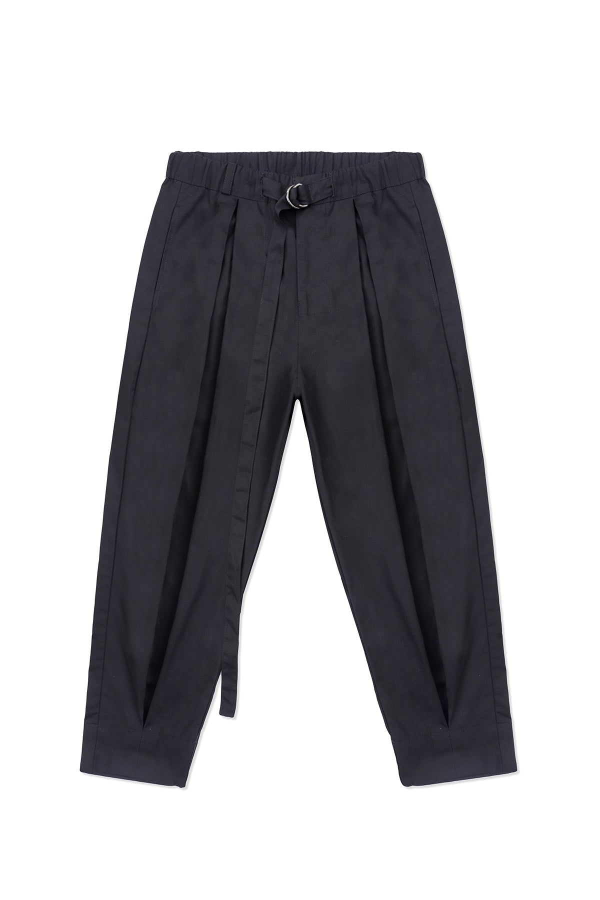 BELTED TROUSERS IN BLACK – JONNY COTA