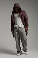 MONK HOODIE IN BROWN