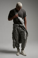 FLEECE JUMPSUIT IN ASH