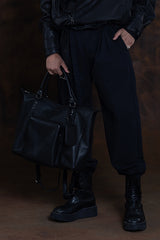 JONNY COTA accessories OS MESSENGER BAG IN BLACK