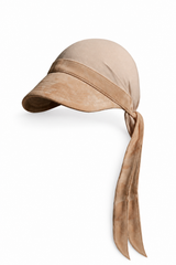 JONNY COTA accessories OS SUEDE TIE CAP IN TAN