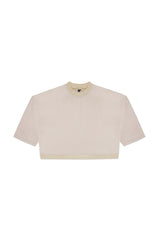 JONNY COTA aw23 BOXER FLEECE SWEATSHIRT IN TAN