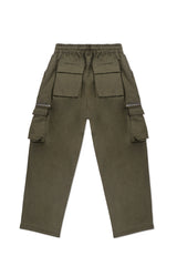 JONNY COTA aw23 CARGO BOXER PANTS IN ARMY GREEN