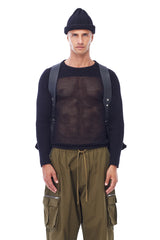 JONNY COTA aw23 JUMBO BACKPACK IN BLACK