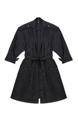 JONNY COTA aw23 OS OVERSIZE COAT IN BLACK