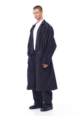 JONNY COTA aw23 OS OVERSIZE COAT IN BLACK