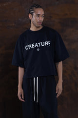 JONNY COTA AW25 CREATURE TERRY SHIRT IN BLACK