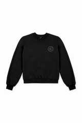 JONNY COTA LOGO PULLOVER IN BLACK