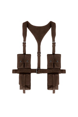 JONNY COTA mens-accessories BROWN / OS UTILITY HARNESS IN BROWN LEATHER