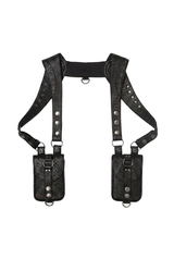JONNY COTA mens-accessories ONE SIZE / SNAKE HOLSTER BAG IN SNAKE