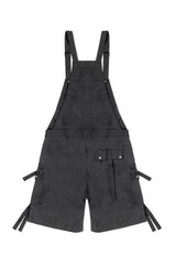 JONNY COTA mens-jumpsuit OVERALL SHORTS IN BLACK