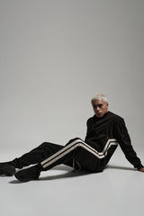 JONNY COTA mens-jumpsuit TRACK JUMPSUIT IN BLACK