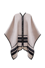 JONNY COTA mens-outerwear OS PONCHO IN BONE