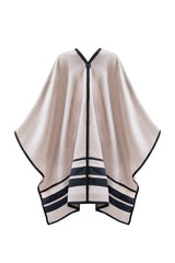 JONNY COTA mens-outerwear OS PONCHO IN BONE