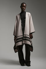 JONNY COTA mens-outerwear OS PONCHO IN BONE