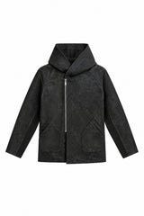 JONNY COTA mens-outerwear Waxed Monk Hoodie Jacket