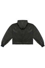 JONNY COTA mens-tops BOXER HOODIE IN LEATHER
