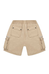 JONNY COTA mens-tops CARGO SHORTS IN KHAKI TERRY