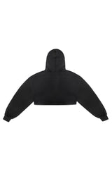 JONNY COTA mens-tops CROPPED HOODIE IN BLACK