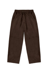 JONNY COTA OVERSIZE LEATHER PANTS IN BROWN LEATHER