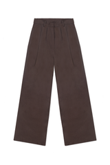 JONNY COTA women-bottoms EARHART TROUSER IN BROWN