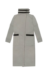 JONNY COTA womens-outerwear DUSTER COAT IN ASH FLEECE