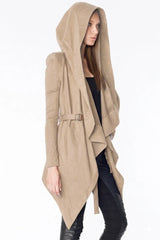 JONNY COTA womens-outerwear ROYAL HOODIE IN DESERT SAND