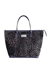 JONNY COTA accessories GREY LEOPARD / ONE SIZE LEOPARD TOTE IN GREY