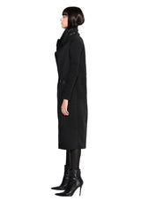 JONNY COTA BELTED CARDIGAN IN BLACK