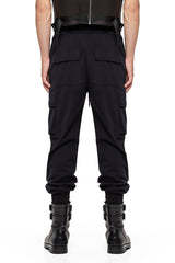 JONNY COTA CARGO LOUNGE PANTS IN BLACK