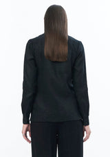 JONNY COTA Clothing MINIMAL BLOUSE IN BLACK