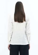 JONNY COTA Clothing MINIMAL BLOUSE IN OFF WHITE