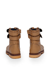 JONNY COTA COMBAT BOOTS IN BEIGE