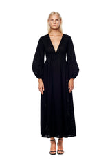 JONNY COTA DRESSES POET MAXI DRESS IN BLACK