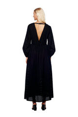 JONNY COTA DRESSES POET MAXI DRESS IN BLACK