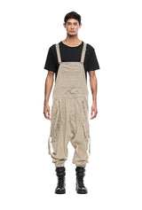 JONNY COTA mens-bottoms UNISEX OVERALLS IN BONE