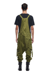 JONNY COTA mens-bottoms UNISEX OVERALLS IN GREEN