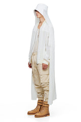 JONNY COTA SHEER CAPE HAT IN BONE