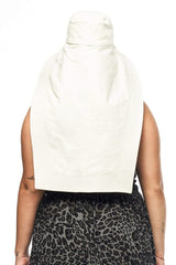 JONNY COTA VEILED BUCKET HAT IN BONE