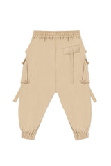 TERRY CARGO PANTS IN KHAKY